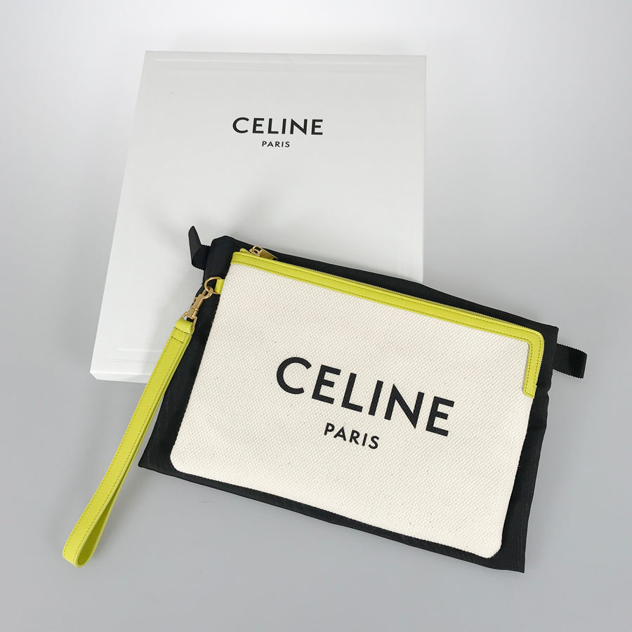 CELINE Small pouch with strap 10E632ECW.11AN Clutch bag