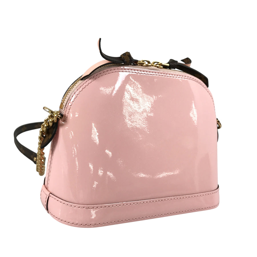 LOUIS VUITTON Vernis Alma MINI Chain M52750 Shoulder bag