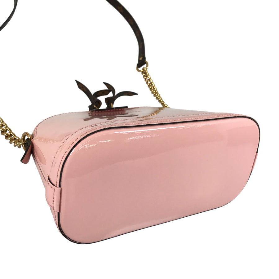 LOUIS VUITTON Vernis Alma MINI Chain M52750 Shoulder bag