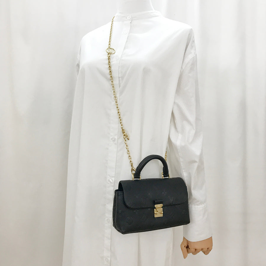 LOUIS VUITTON Monogram Empreinte Nano Madeleine M12144 Hand bag