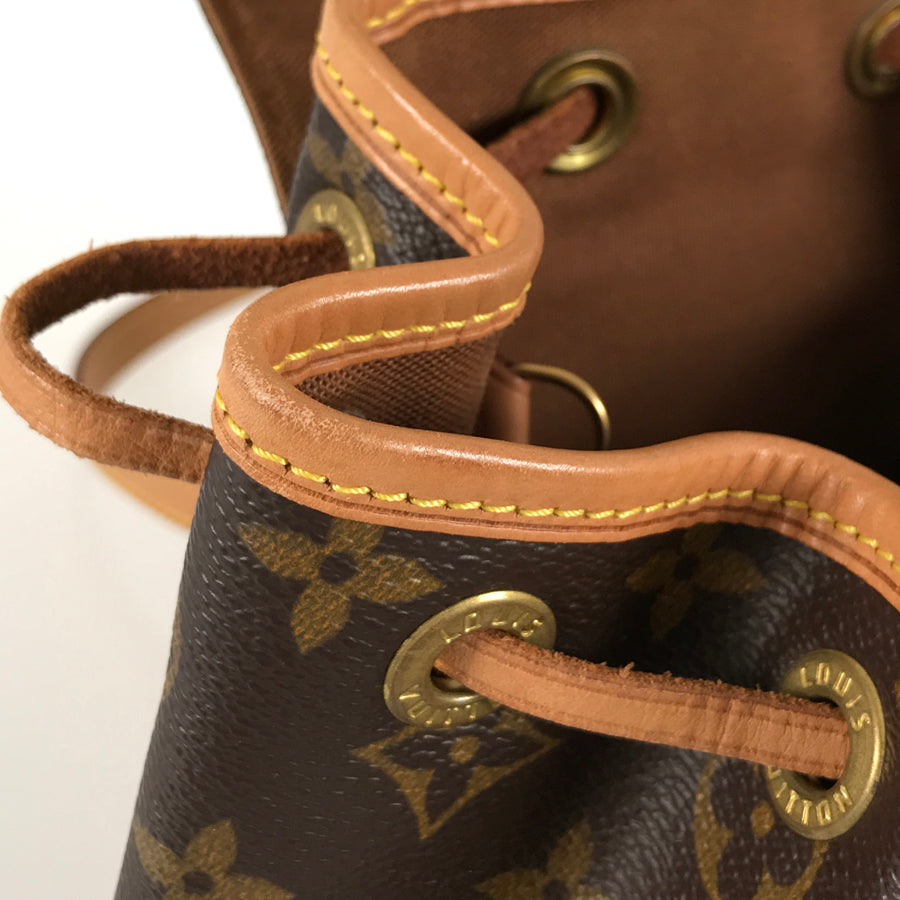 LOUIS VUITTON Monogram Mini Montsouris M51137 Backpack