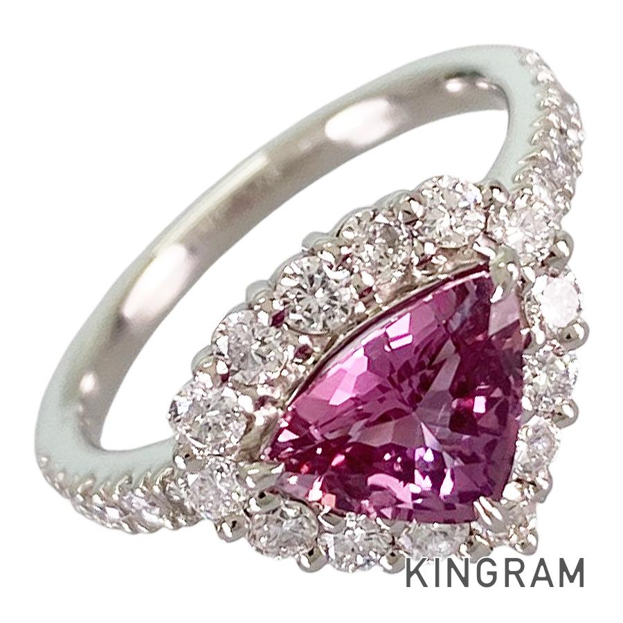 Ring Platinum Pink Sapphire