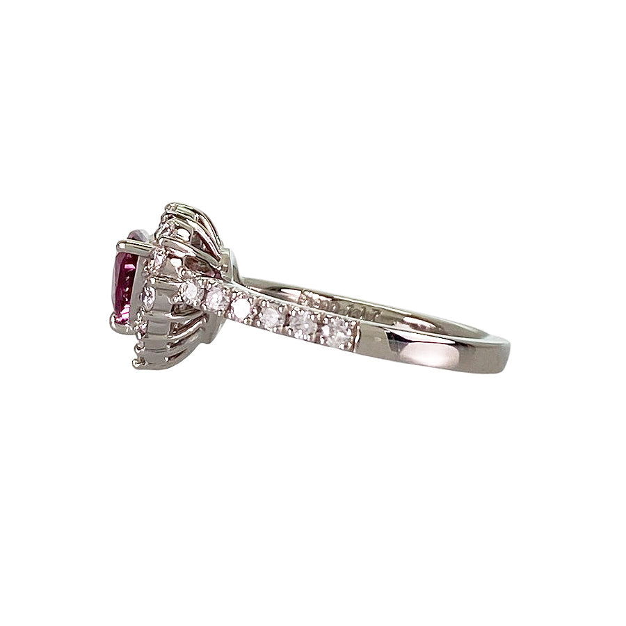 Ring Platinum Pink Sapphire