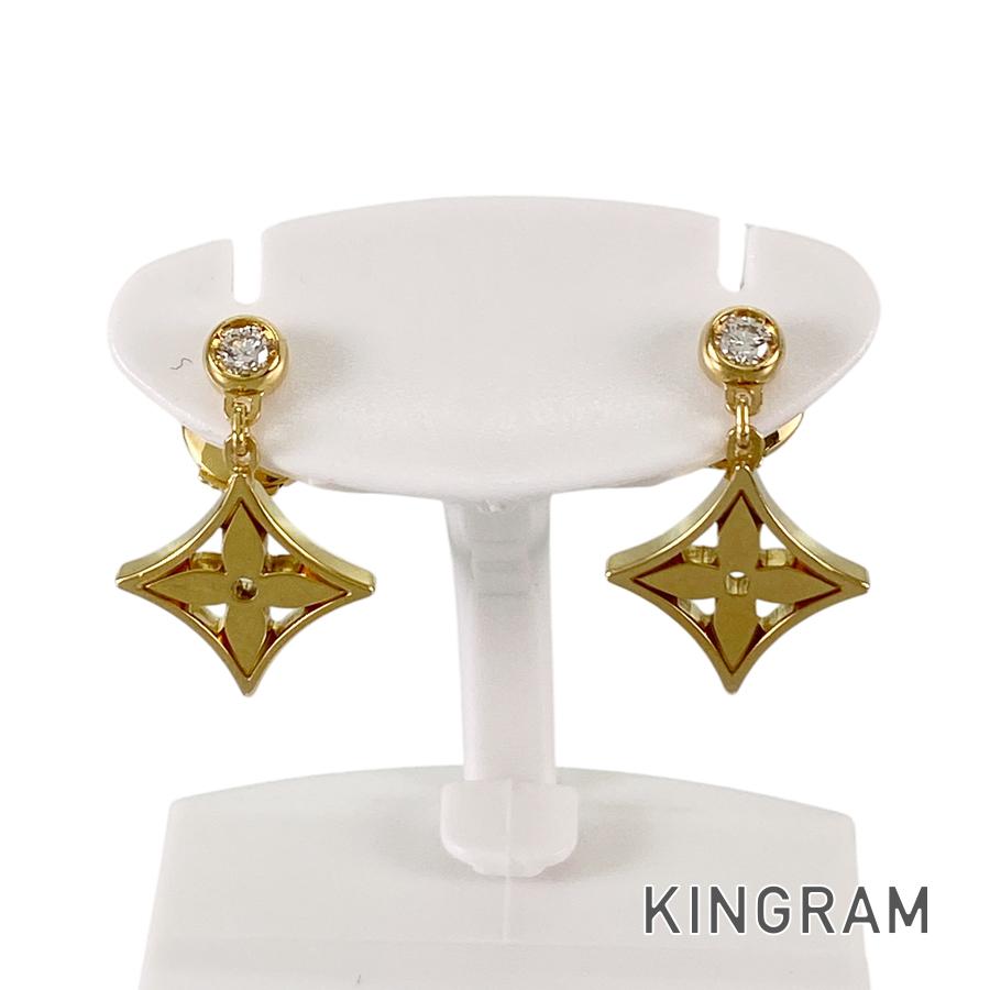 LOUIS VUITTON Monogram Idylle Q96168 Earring