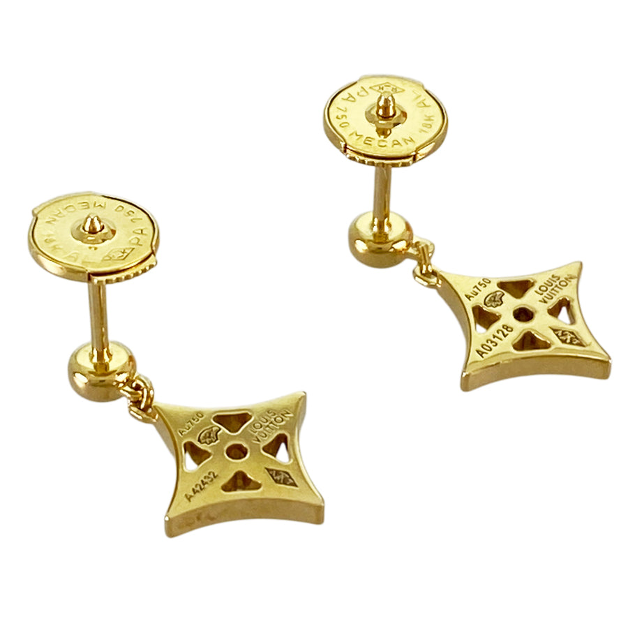 LOUIS VUITTON Monogram Idylle Q96168 Earring