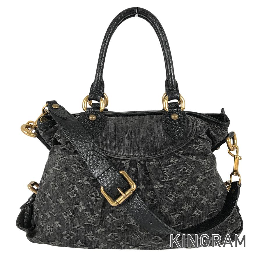 LOUIS VUITTON Monogram Denim Neo Cabby MM M95351 Hand bag