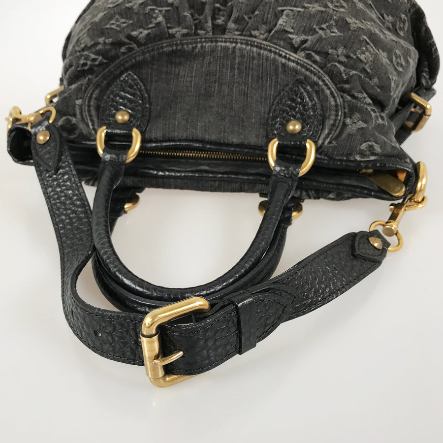LOUIS VUITTON Monogram Denim Neo Cabby MM M95351 Hand bag