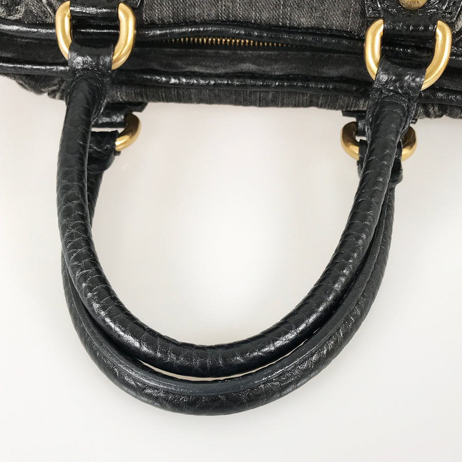 LOUIS VUITTON Monogram Denim Neo Cabby MM M95351 Hand bag