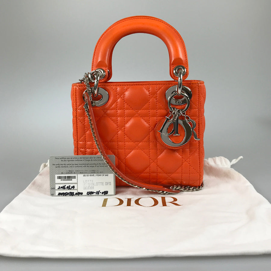 Dior Lady Dior mini Hand bag