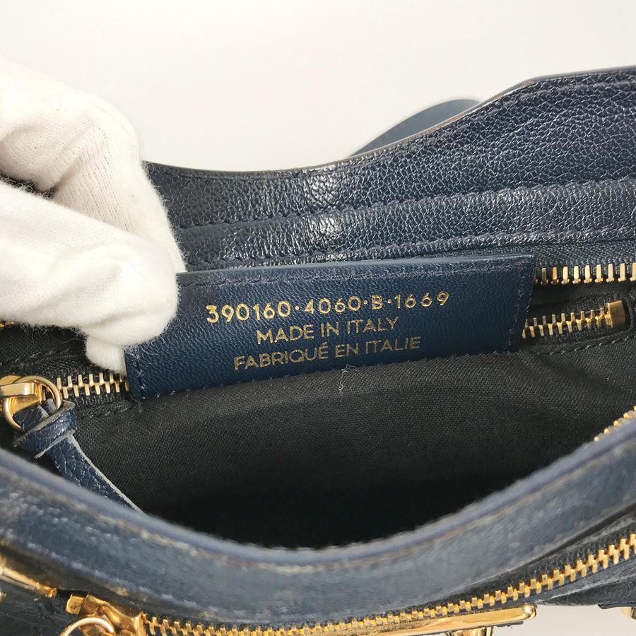 BALENCIAGA Classic Metallic Edge Mini City 390160 Hand bag