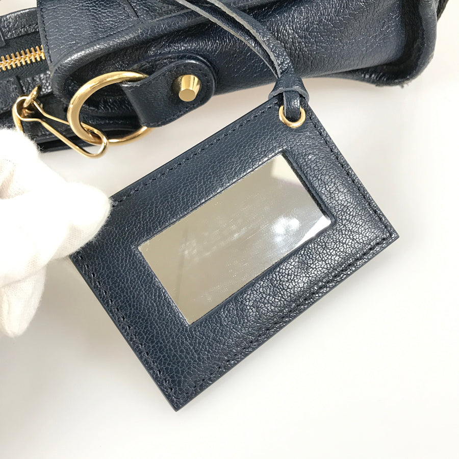 BALENCIAGA Classic Metallic Edge Mini City 390160 Hand bag