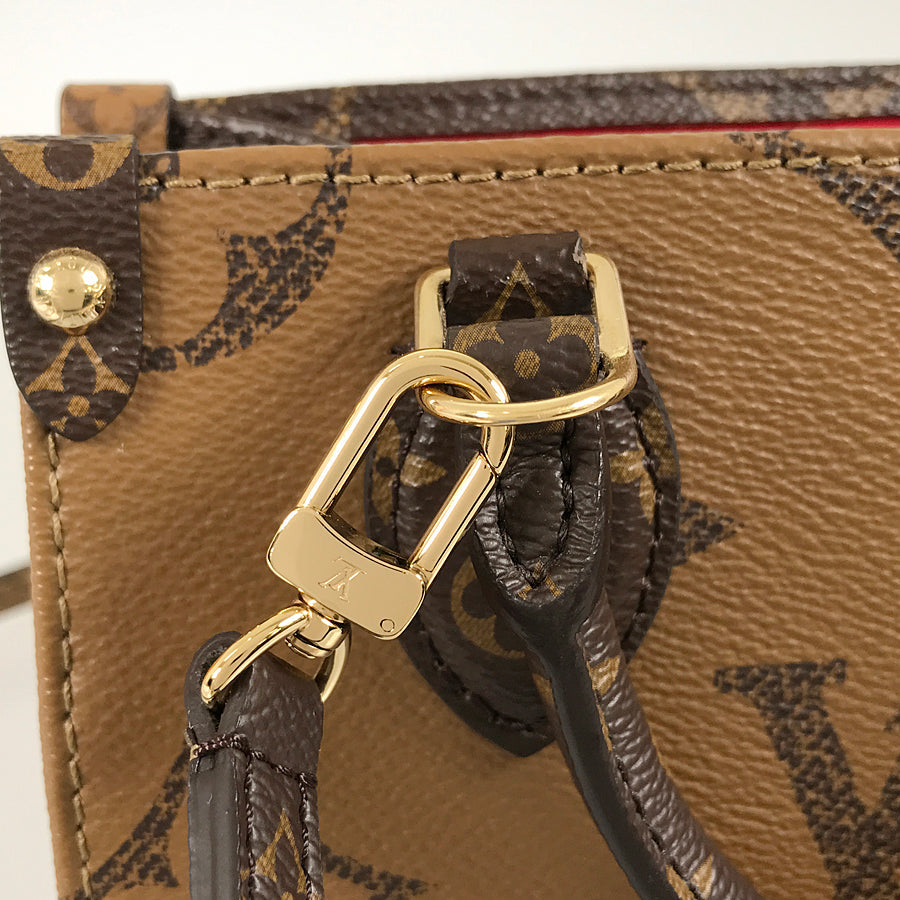 LOUIS VUITTON Monogram Reverse On The Go BB M46839 Hand bag