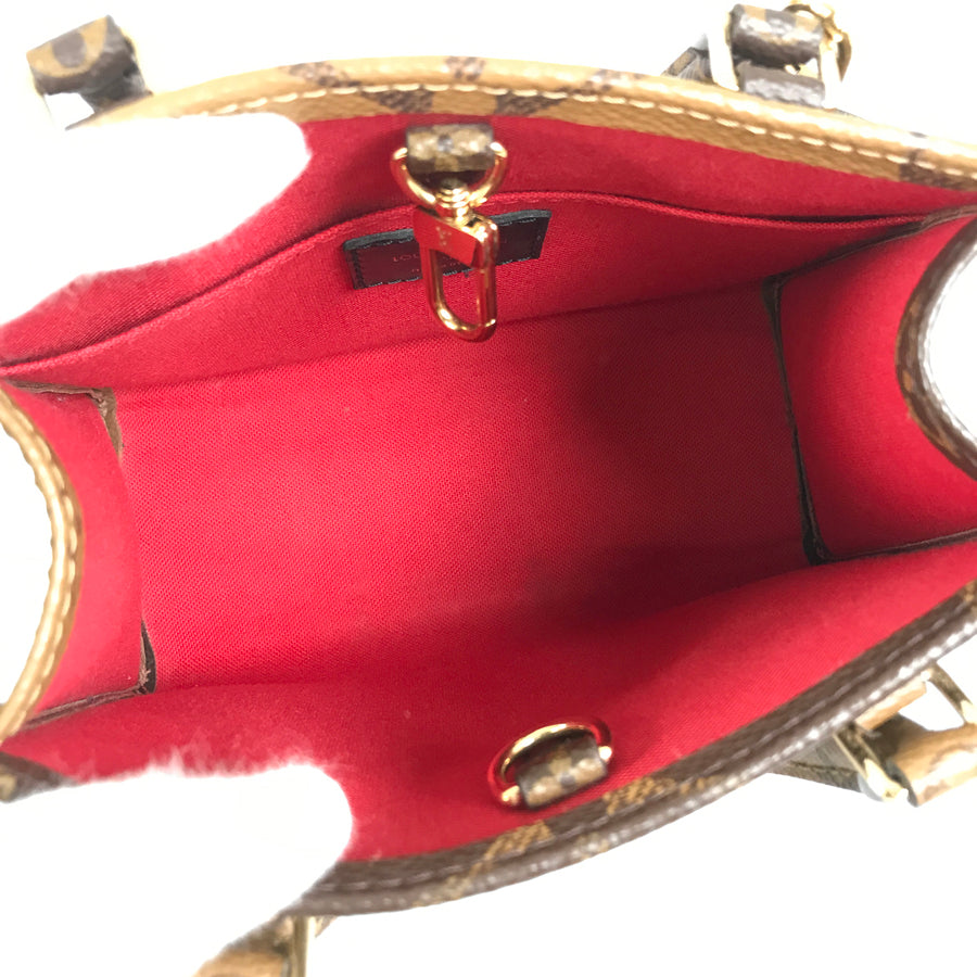 LOUIS VUITTON Monogram Reverse On The Go BB M46839 Hand bag
