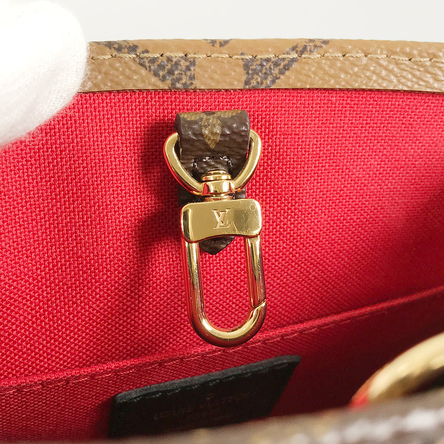 LOUIS VUITTON Monogram Reverse On The Go BB M46839 Hand bag