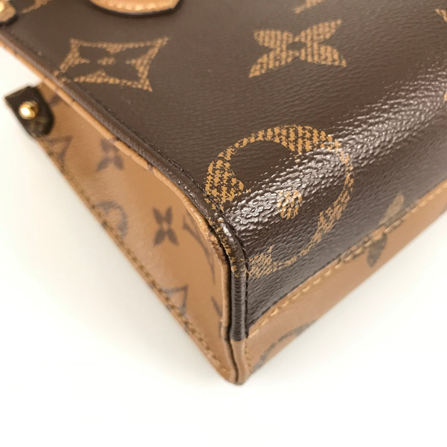 LOUIS VUITTON Monogram Reverse On The Go BB M46839 Hand bag