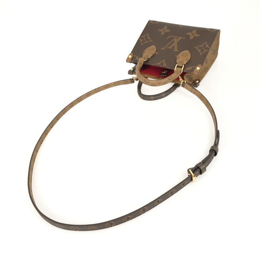 LOUIS VUITTON Monogram Reverse On The Go BB M46839 Hand bag