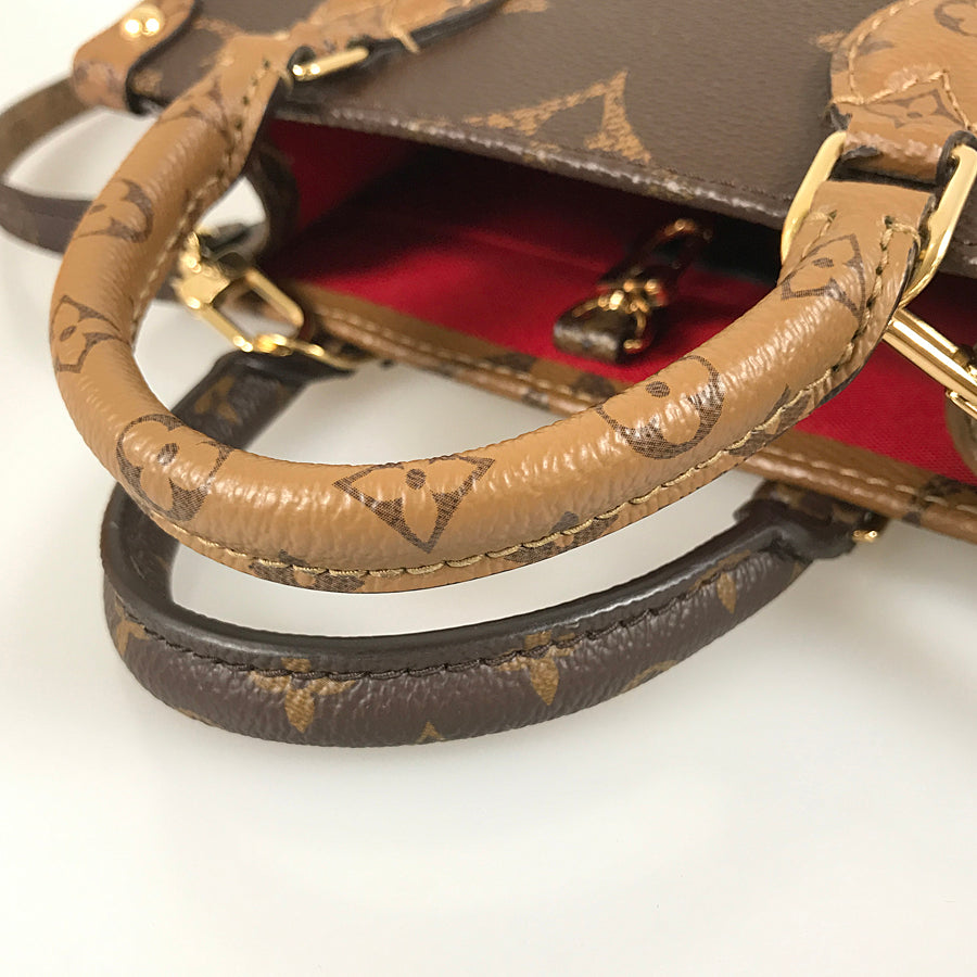 LOUIS VUITTON Monogram Reverse On The Go BB M46839 Hand bag