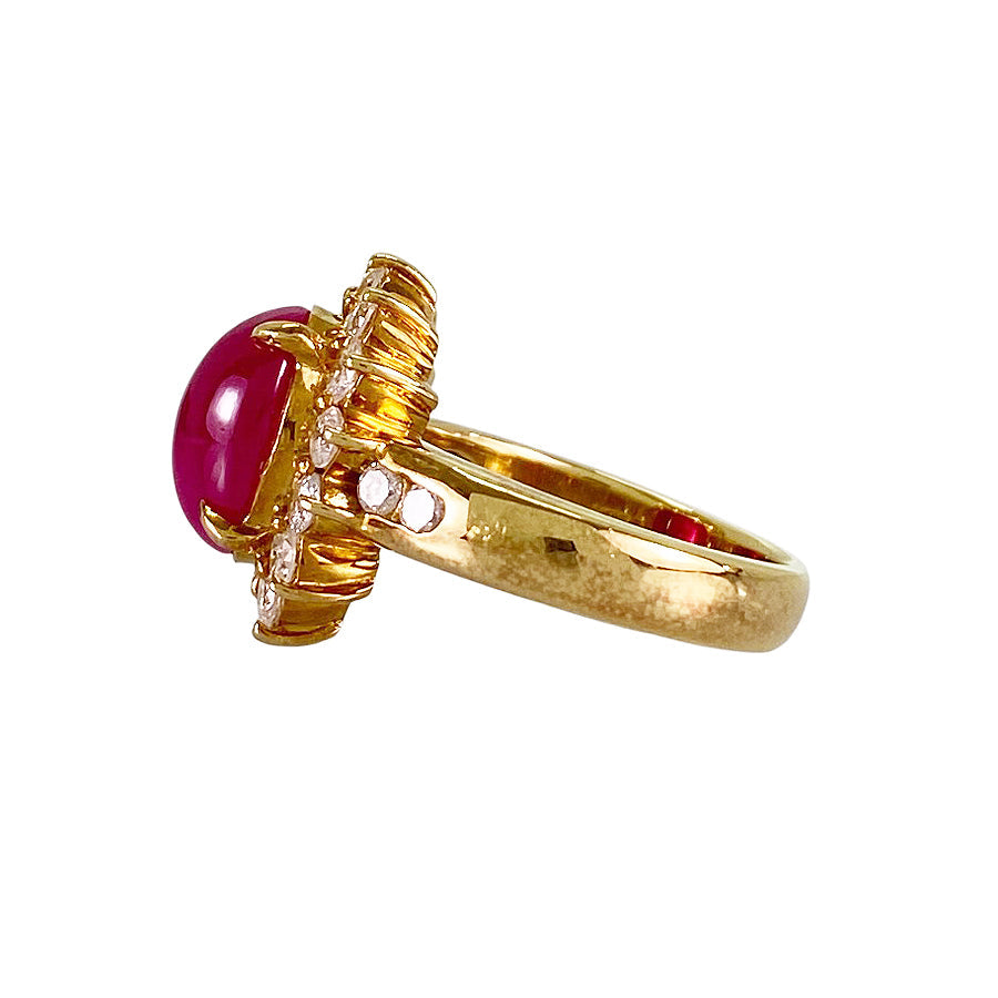 Ring Yellow gold Ruby