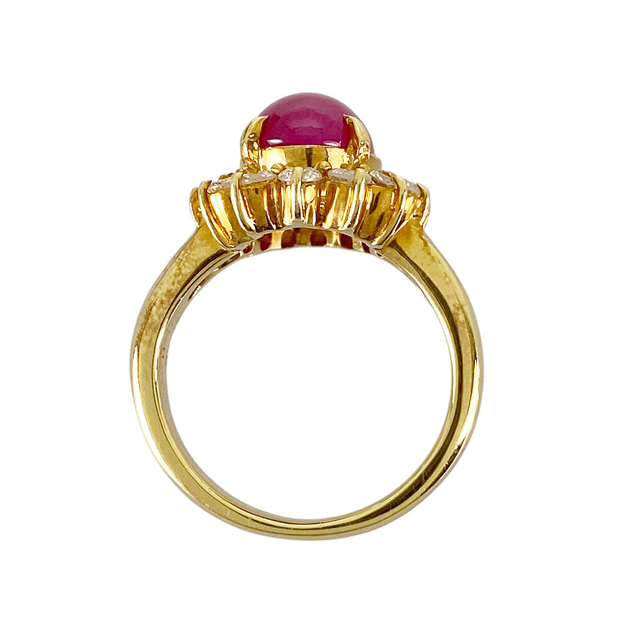 Ring Yellow gold Ruby