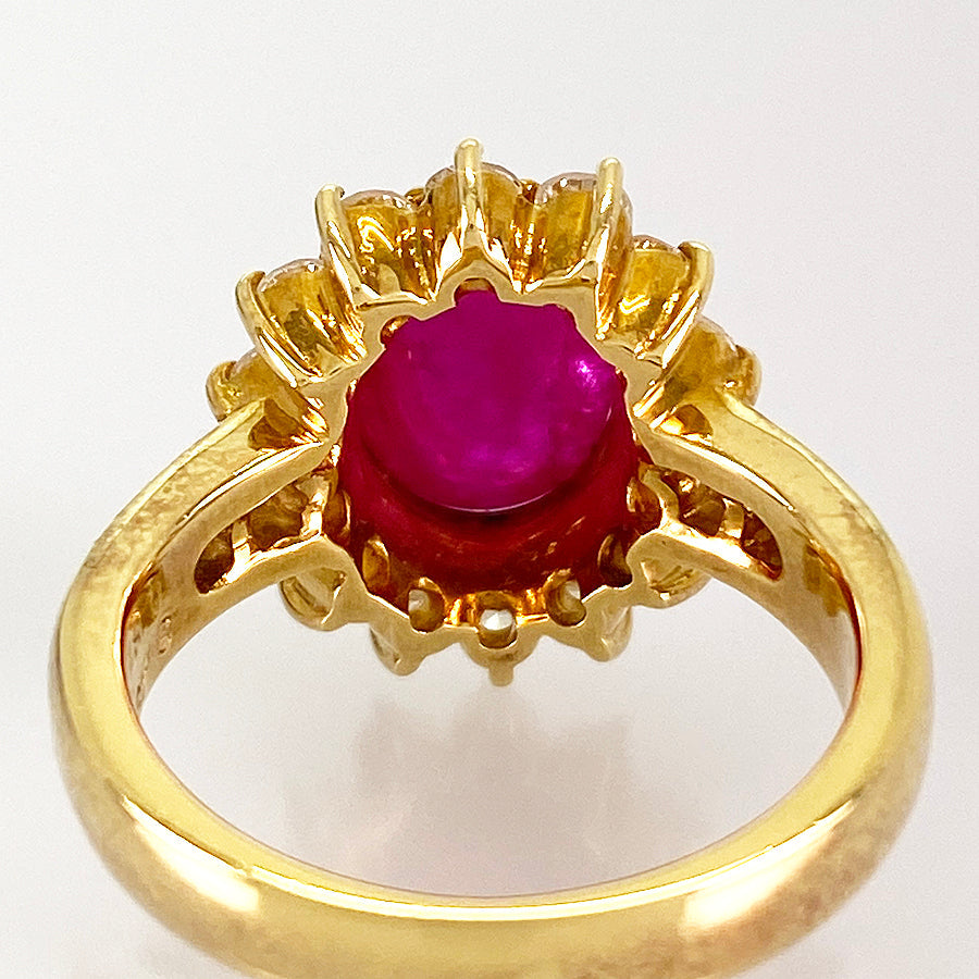 Ring Yellow gold Ruby