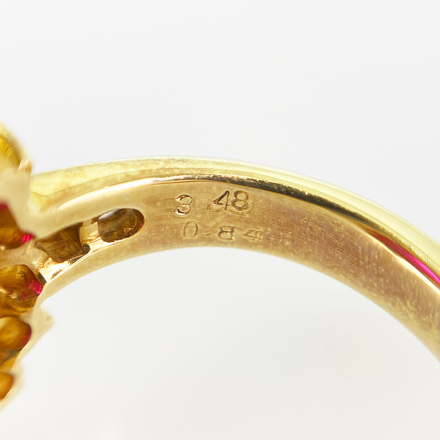 Ring Yellow gold Ruby