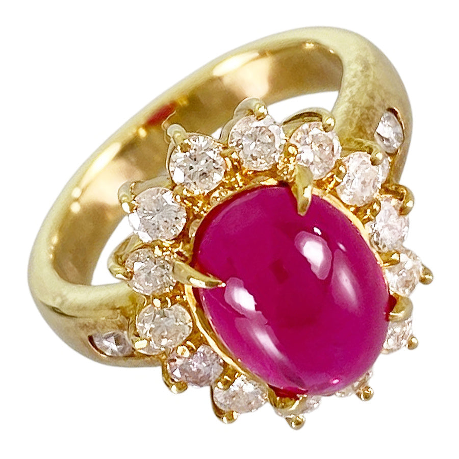 Ring Yellow gold Ruby
