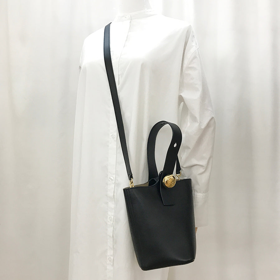 LOEWE Pebble Bucket Bag Mini AANBBBMX01 Hand bag