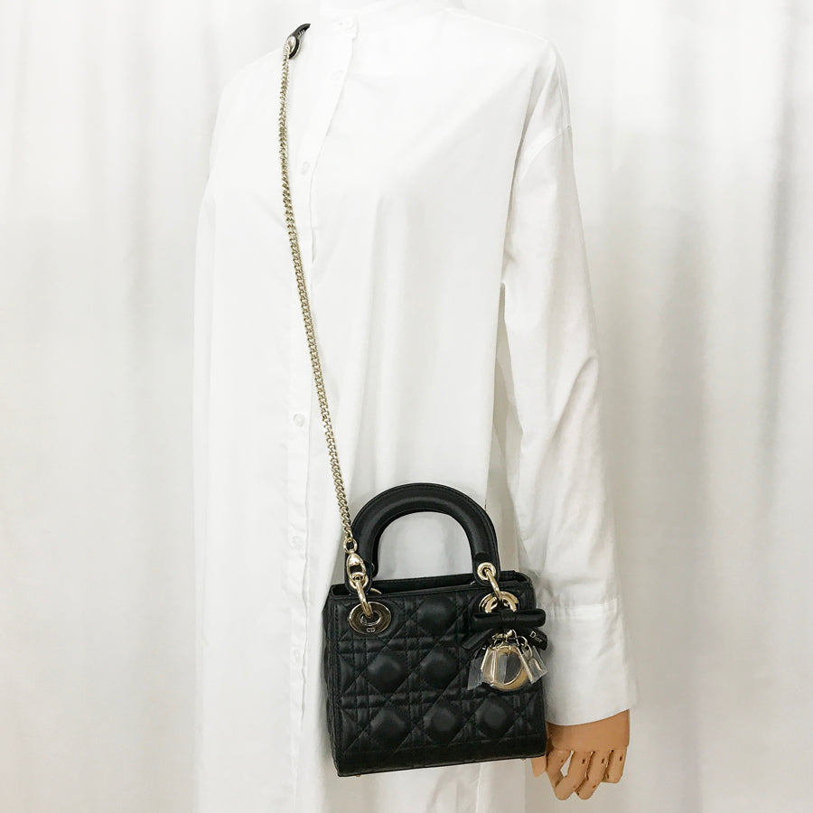 Dior Lady Dior mini Hand bag