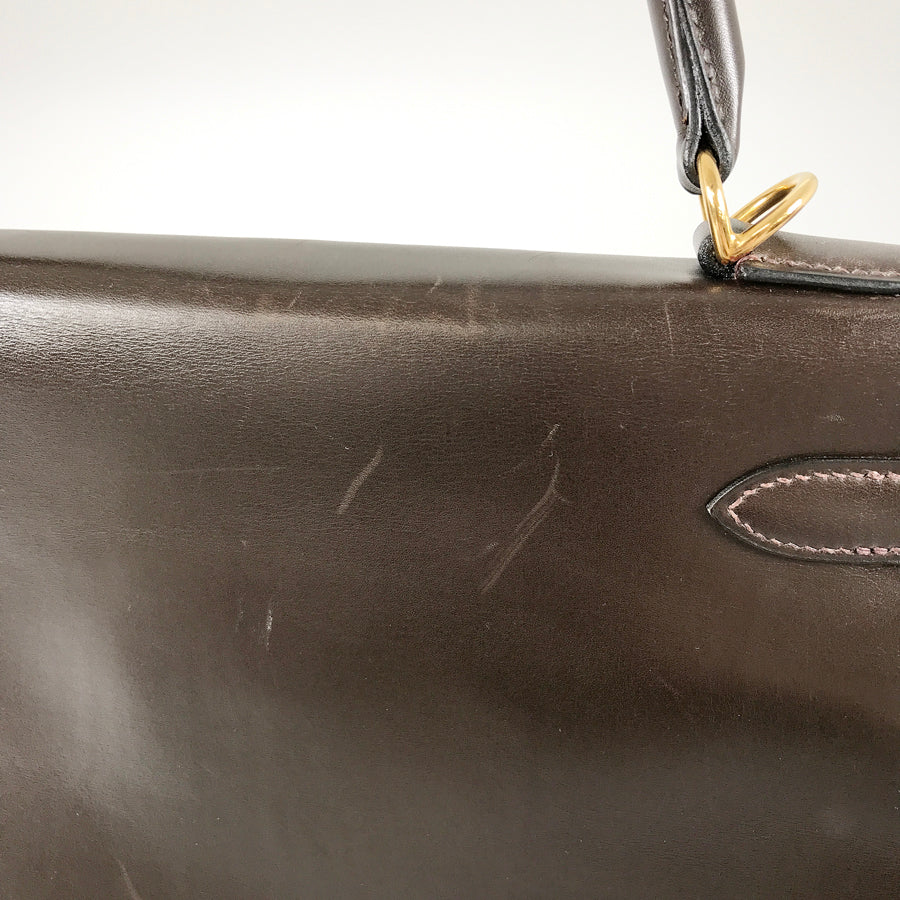 HERMES Kelly 28 Hand bag