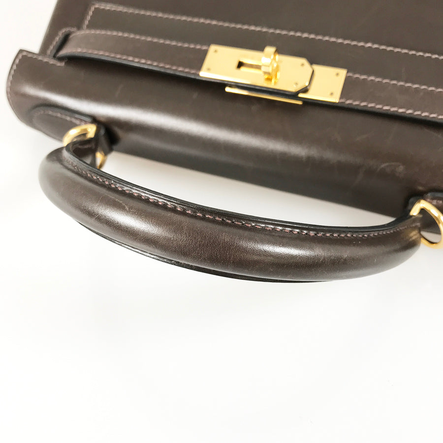 HERMES Kelly 28 Hand bag