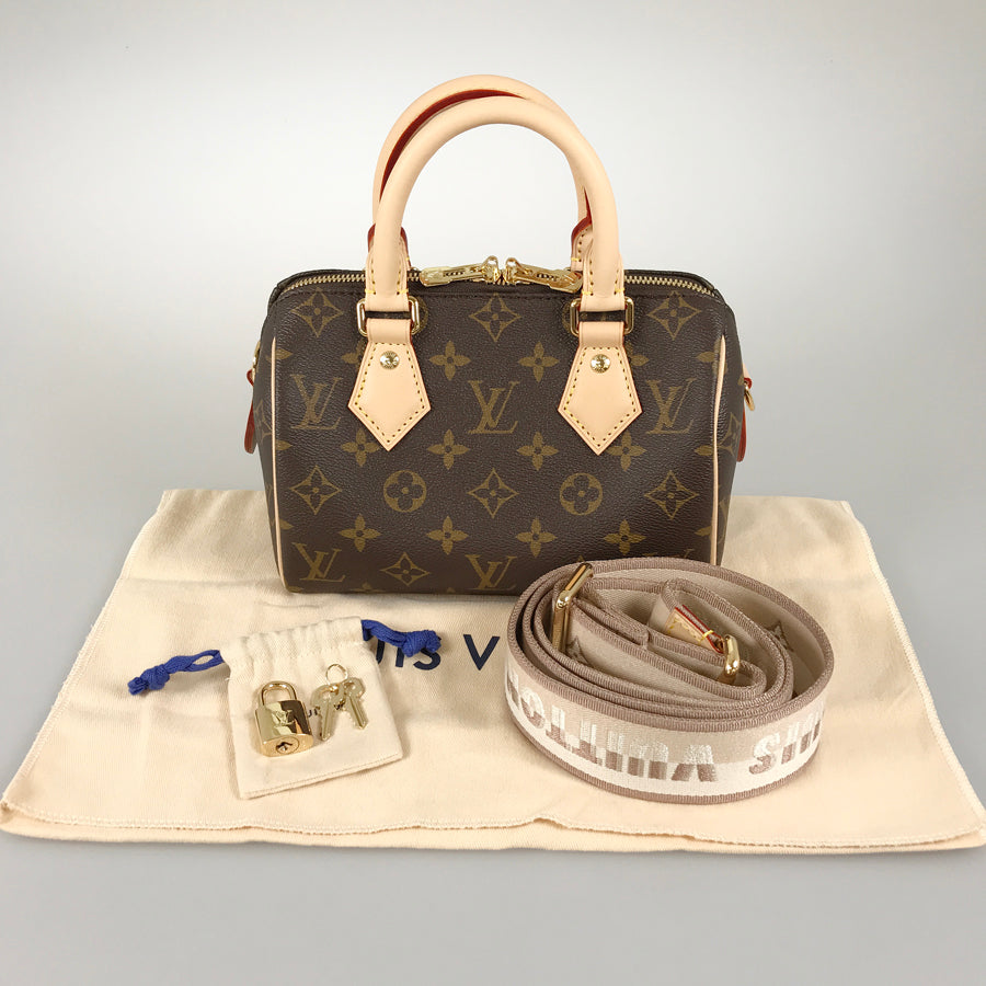 LOUIS VUITTON Monogram Speedy Bandouliere 20 M46222 Hand bag