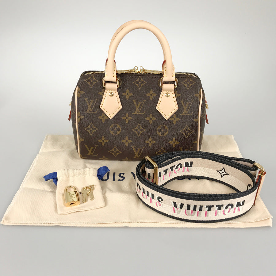 LOUIS VUITTON Monogram Speedy Bandouliere 20 M46234 Hand bag