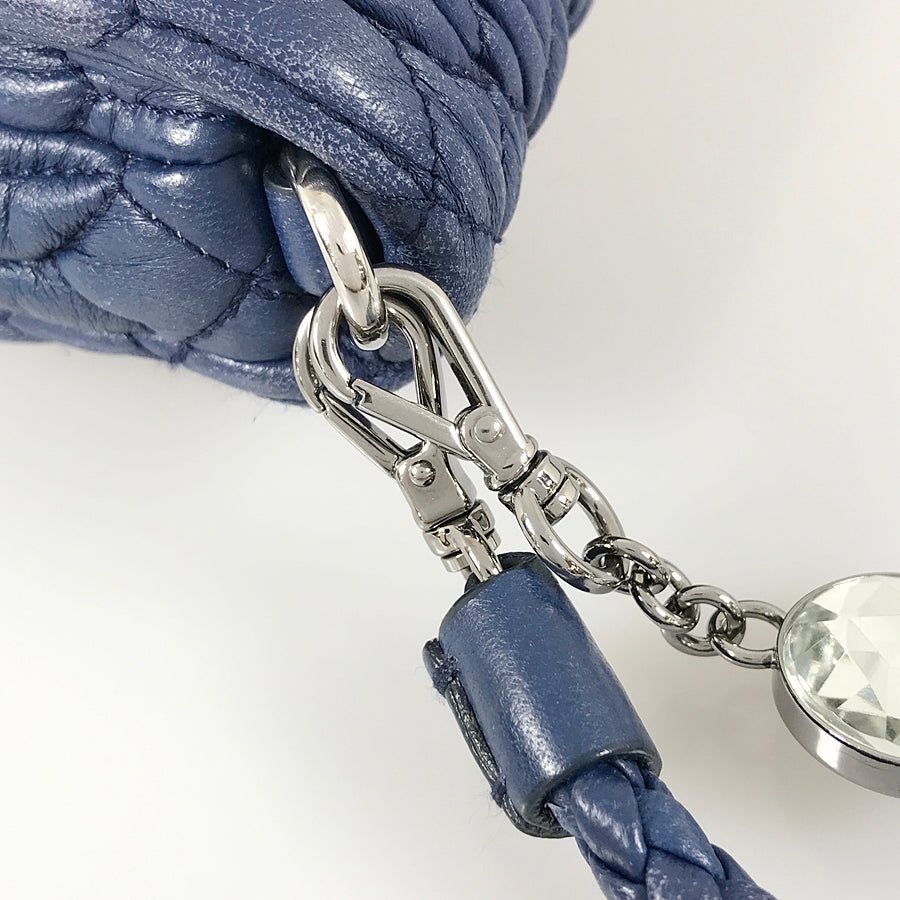 MIUMIU Matelasse Nappa crystal Shoulder bag