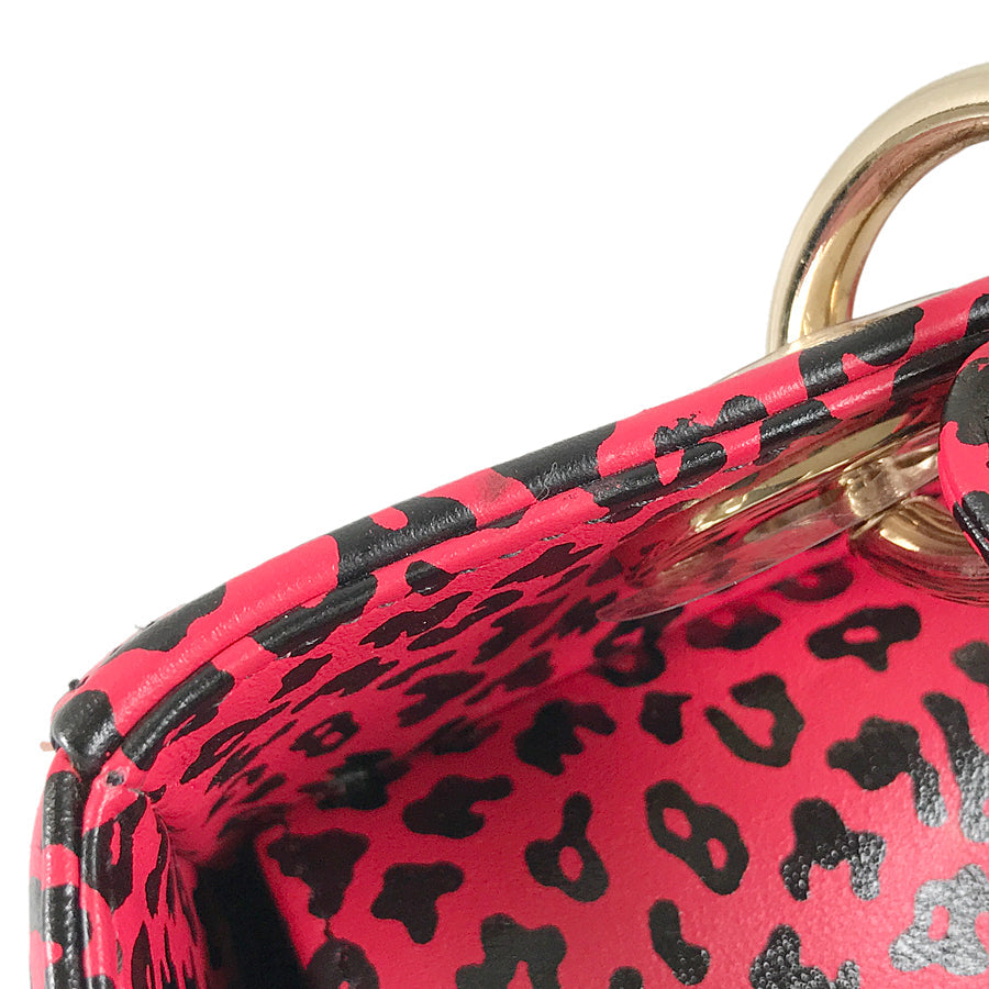 Dior Lady Dior Medium Leopard Hand bag