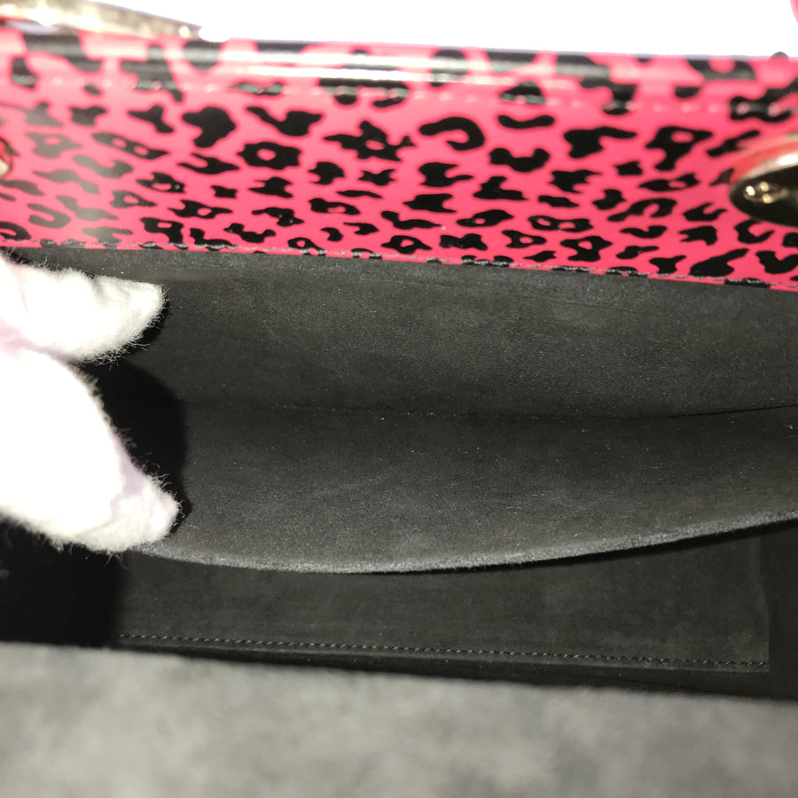 Dior Lady Dior Medium Leopard Hand bag