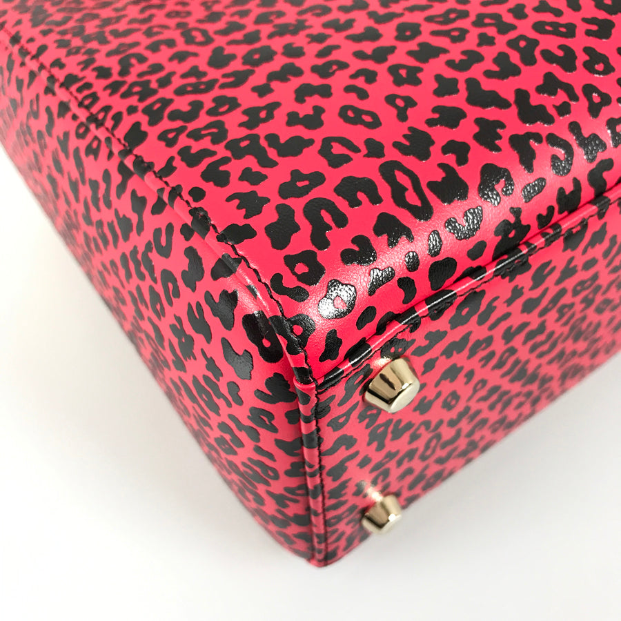 Dior Lady Dior Medium Leopard Hand bag