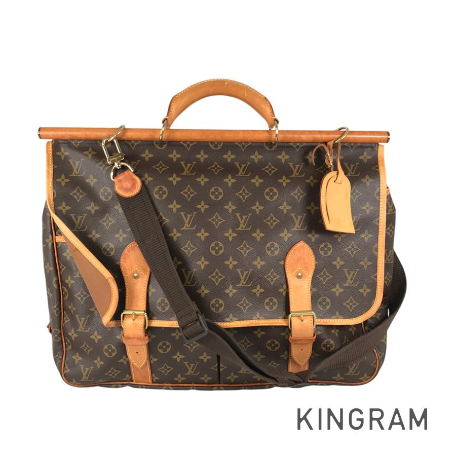 LOUIS VUITTON Monogram Sac Chasse M41140 Boston bag