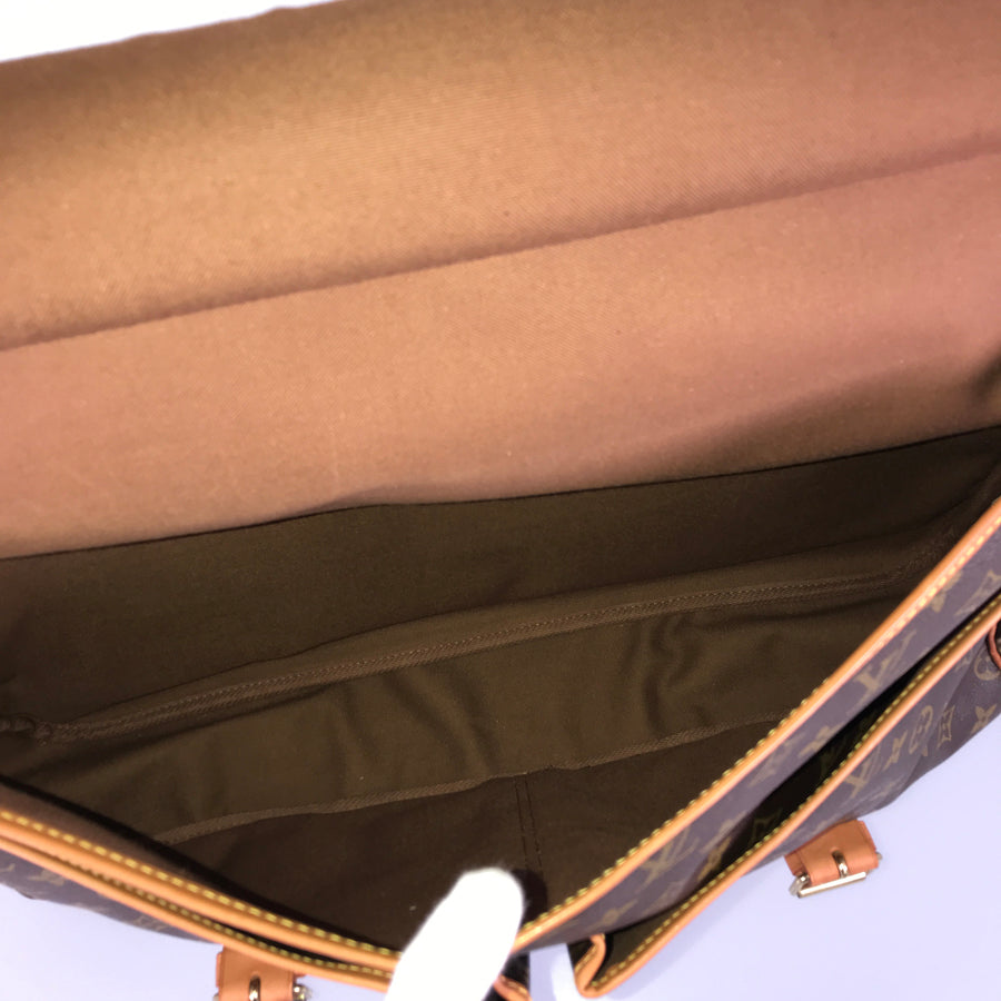 LOUIS VUITTON Monogram Sac Chasse M41140 Boston bag