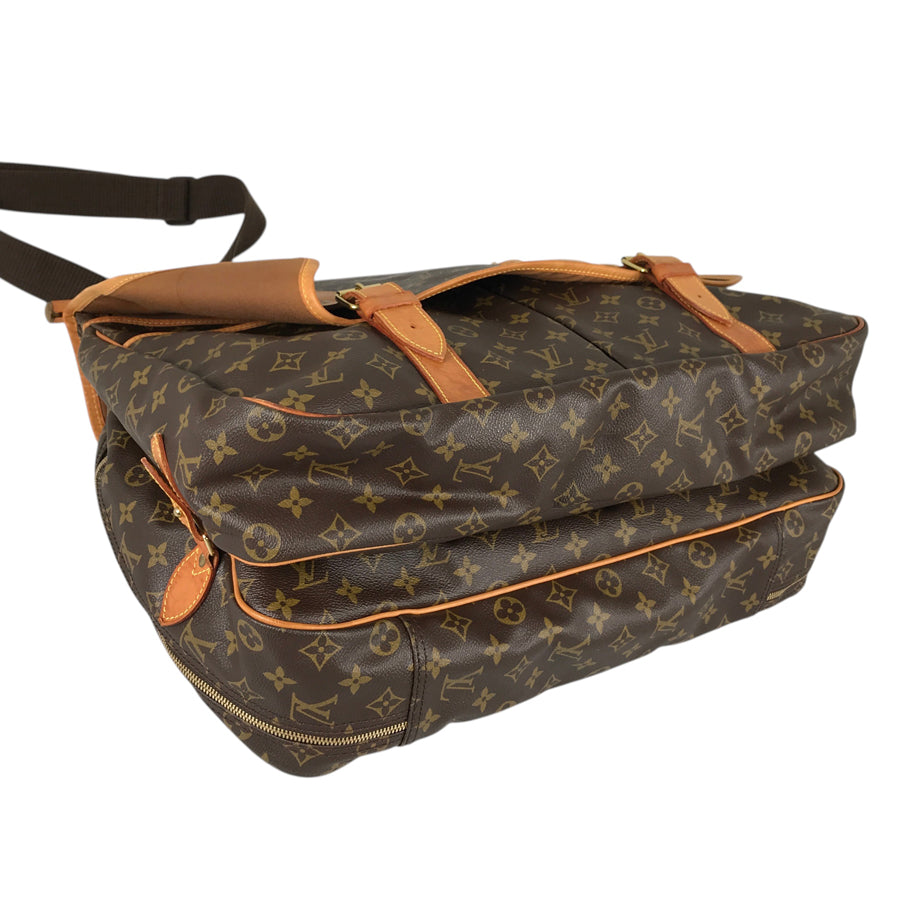 LOUIS VUITTON Monogram Sac Chasse M41140 Boston bag