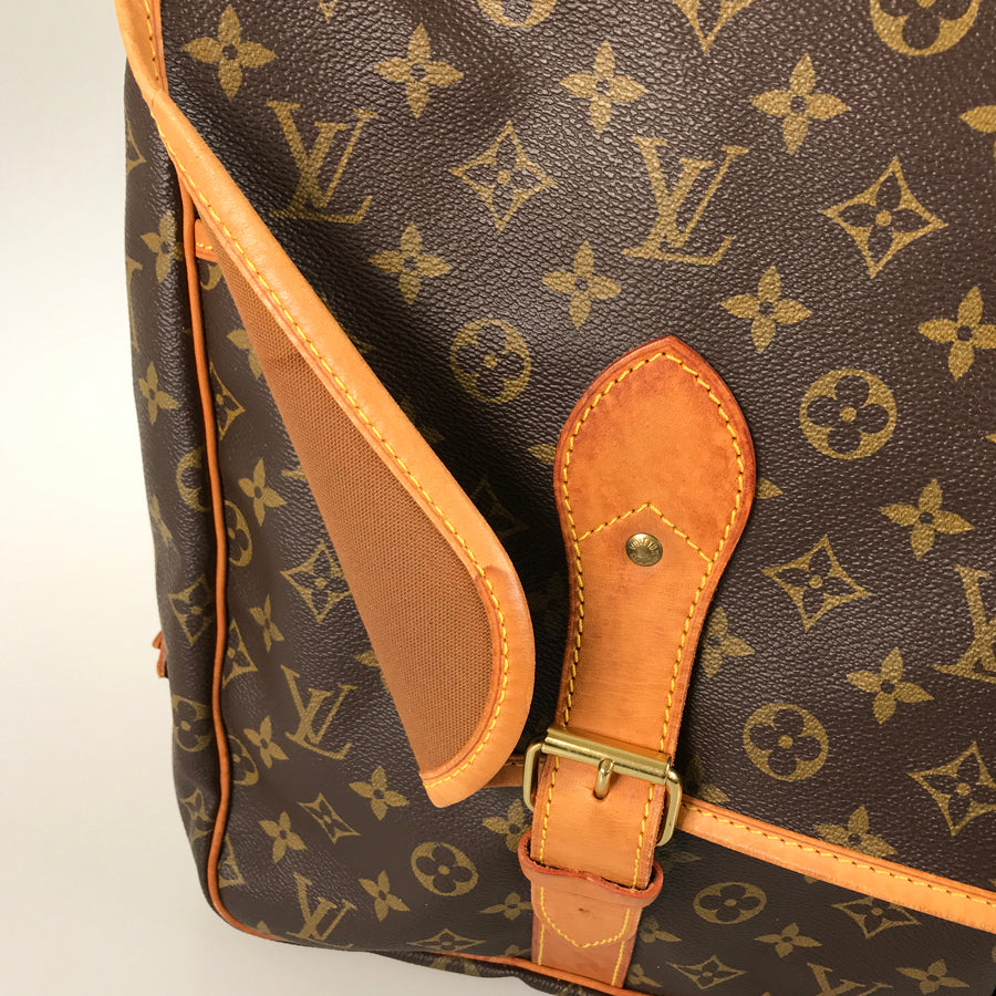 LOUIS VUITTON Monogram Sac Chasse M41140 Boston bag