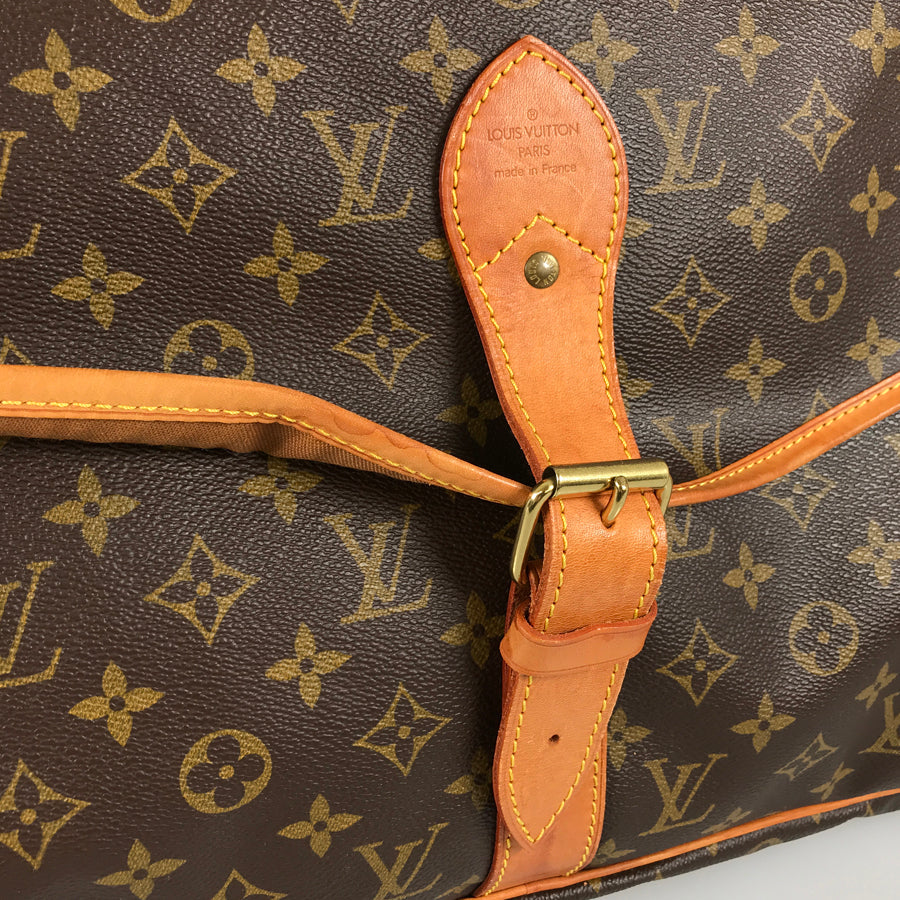 LOUIS VUITTON Monogram Sac Chasse M41140 Boston bag