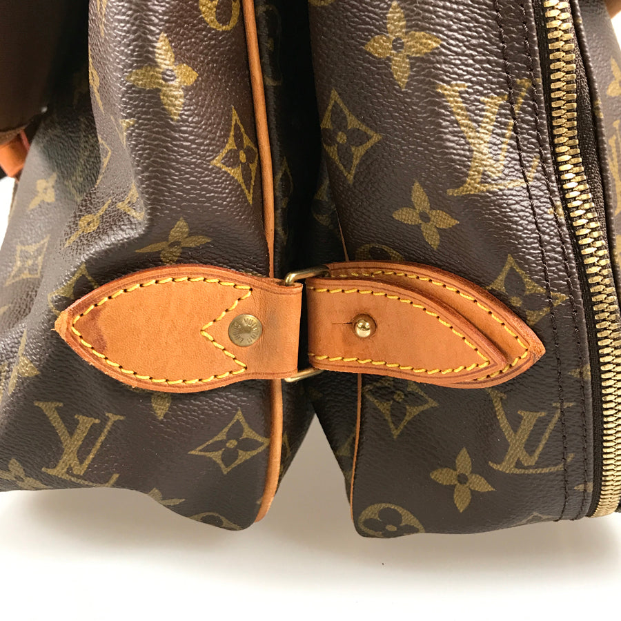 LOUIS VUITTON Monogram Sac Chasse M41140 Boston bag