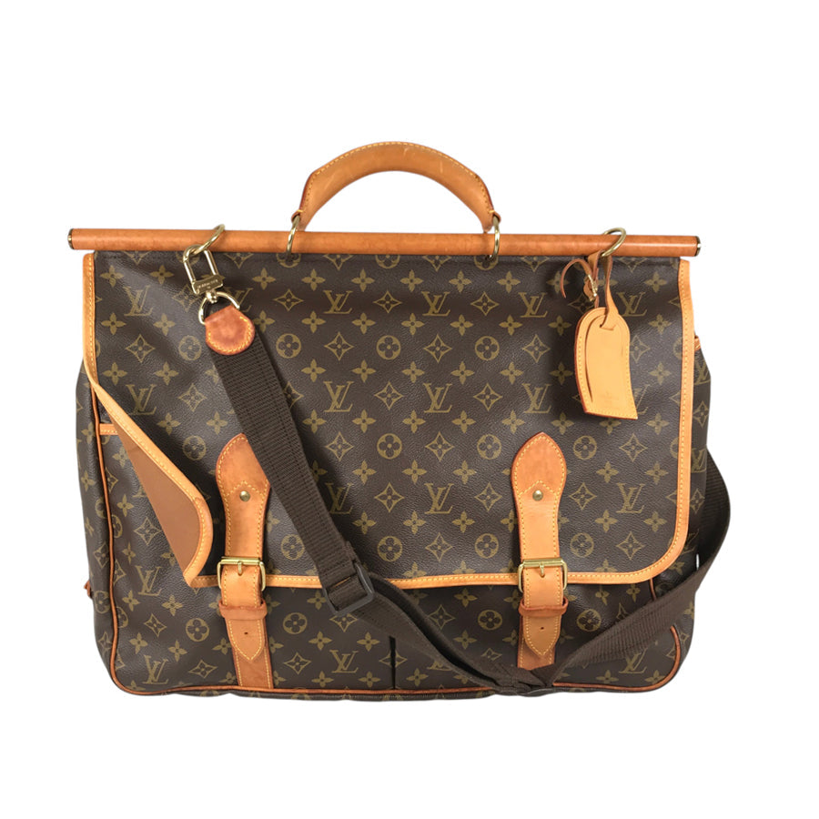 LOUIS VUITTON Monogram Sac Chasse M41140 Boston bag