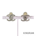 CHANEL COCO Mark Silver logo 98P Earring
