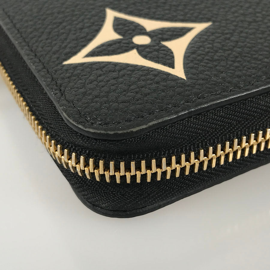LOUIS VUITTON Monogram Empreinte Bicolor Zippy Wallet M80481 Long wallet Round zipper