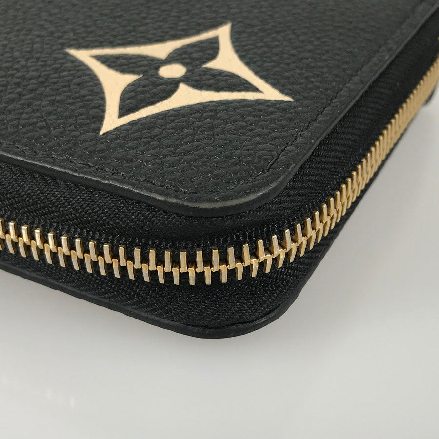 LOUIS VUITTON Monogram Empreinte Bicolor Zippy Wallet M80481 Long wallet Round zipper