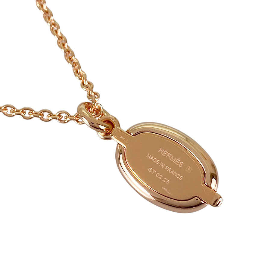 HERMES Pendant Mini Maillon PM H100053FOD3 Necklace
