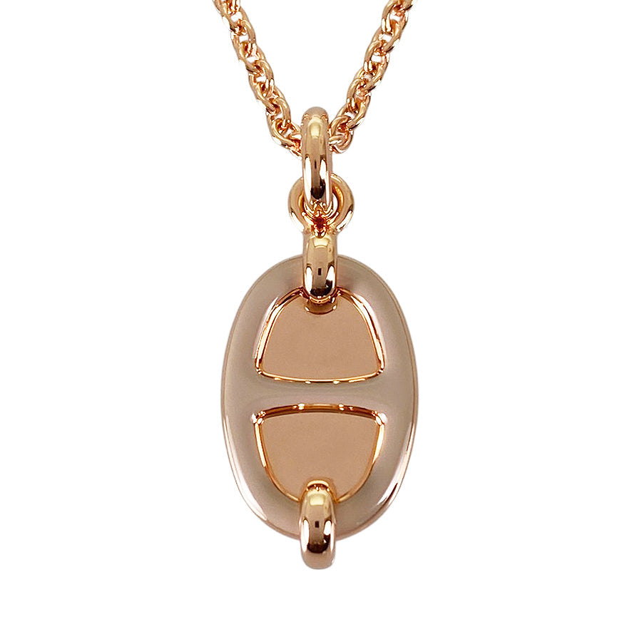 HERMES Pendant Mini Maillon PM H100053FOD3 Necklace