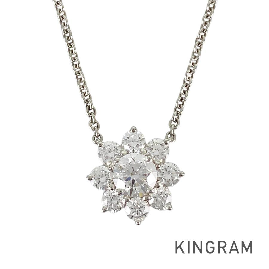 HARRY WINSTON Sunflower Mini Pendant PEDPNA003SF Necklace