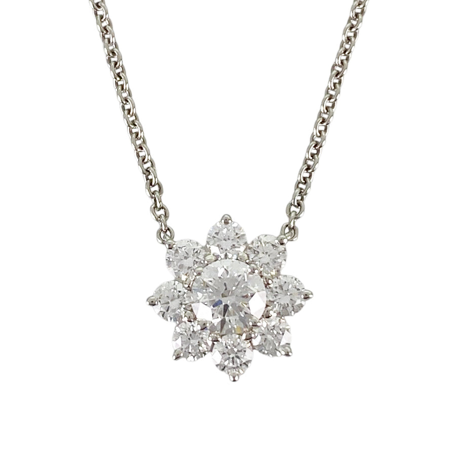 HARRY WINSTON Sunflower Mini Pendant PEDPNA003SF Necklace